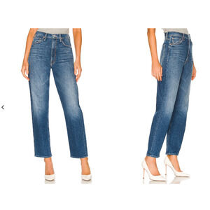 MOTHER Straight Leg Jeans in Classic Blue